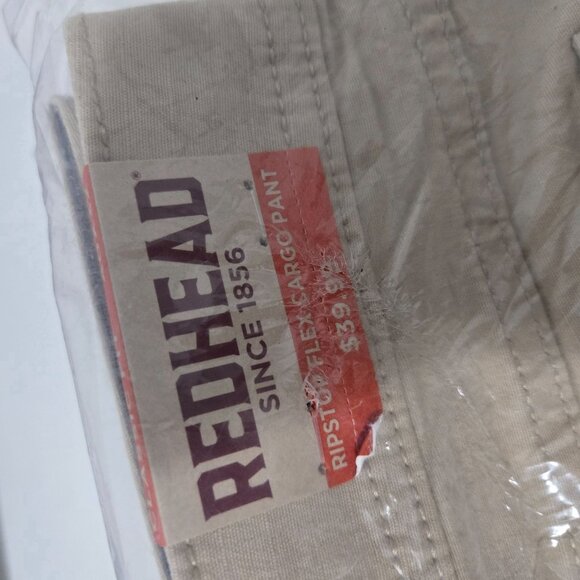 RedHead Ripstop Flex Cargo Pants in White Pepper - Size 40x32 - Picture 4 of 8